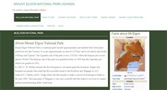 Desktop Screenshot of mountelgonnationalpark.com