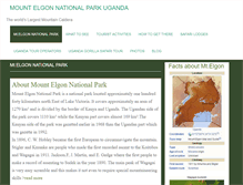 Tablet Screenshot of mountelgonnationalpark.com